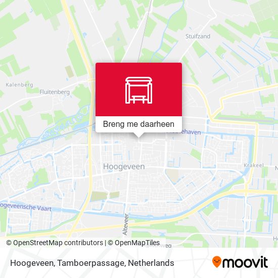Hoogeveen, Tamboerpassage kaart