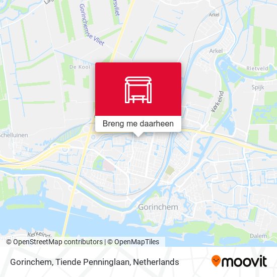 Gorinchem, Tiende Penninglaan kaart