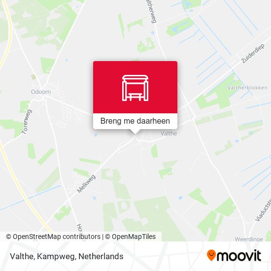 Valthe, Kampweg kaart