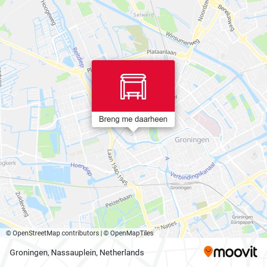 Groningen, Nassauplein kaart