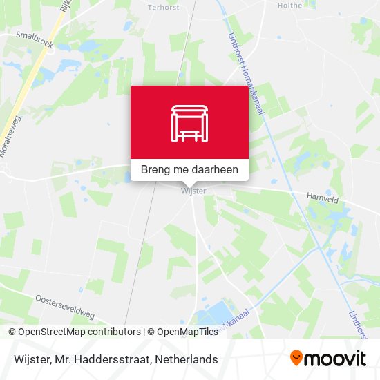 Wijster, Mr. Haddersstraat kaart