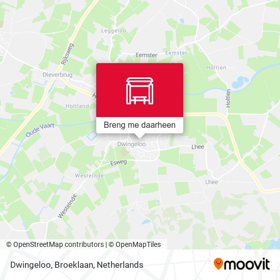 Dwingeloo, Broeklaan kaart