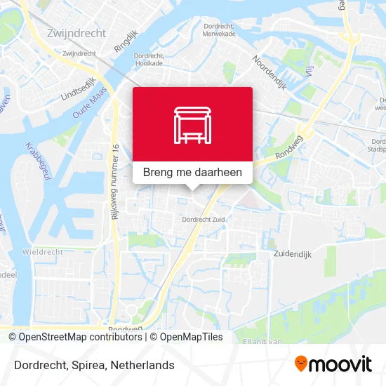 Dordrecht, Spirea kaart