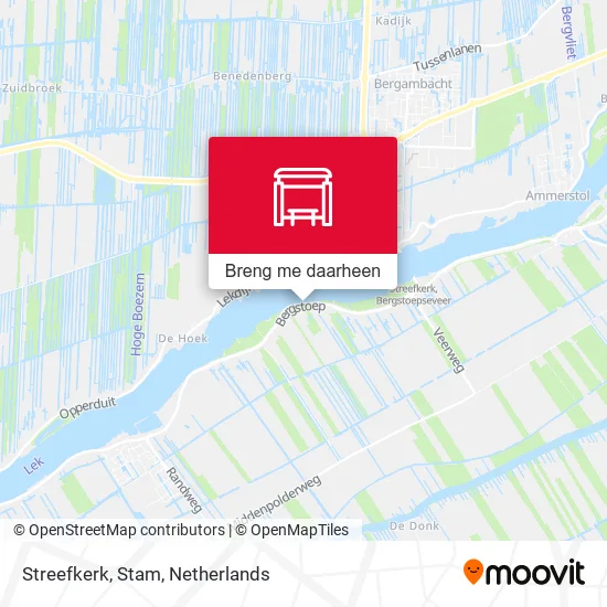 Streefkerk, Stam kaart