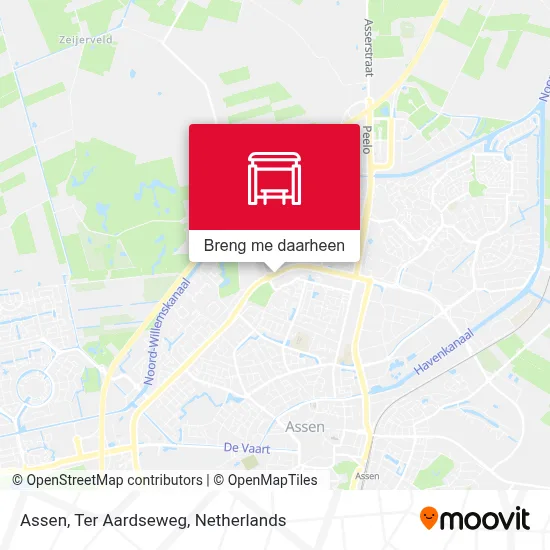 Assen, Ter Aardseweg kaart
