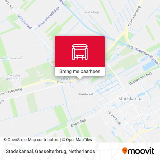 Stadskanaal, Gasselterbrug kaart