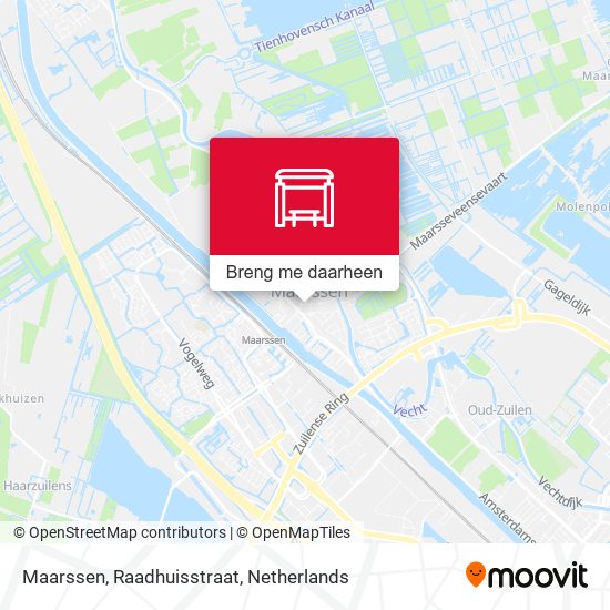 Maarssen, Raadhuisstraat kaart