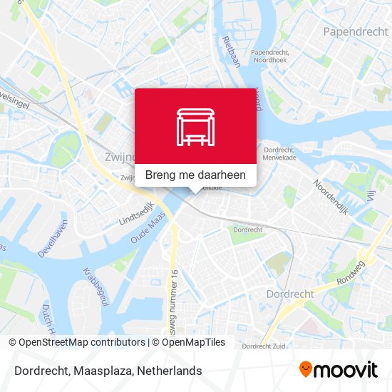 Dordrecht, Maasplaza kaart