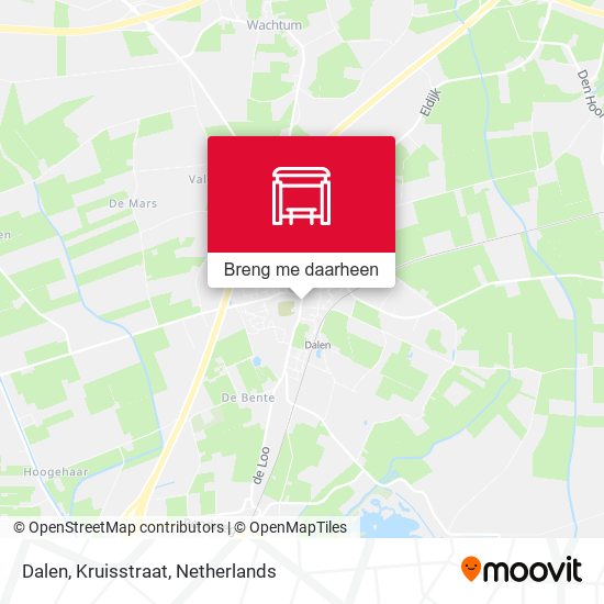 Dalen, Kruisstraat kaart