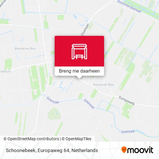 Schoonebeek, Europaweg 64 kaart