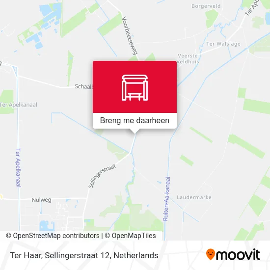 Ter Haar, Sellingerstraat 12 kaart