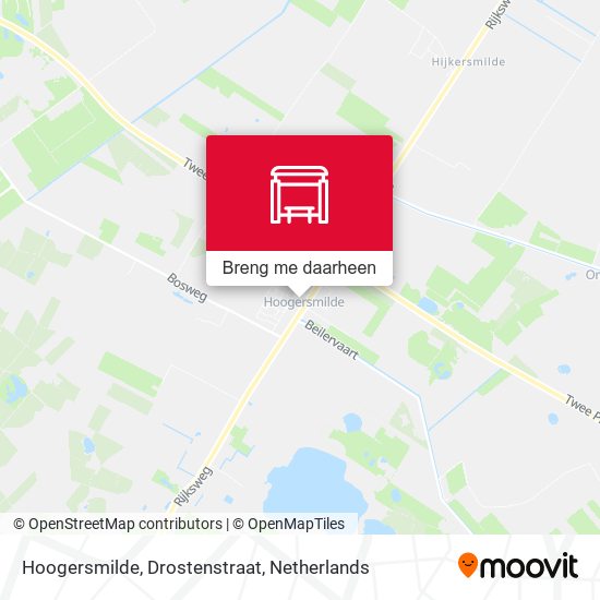 Hoogersmilde, Drostenstraat kaart