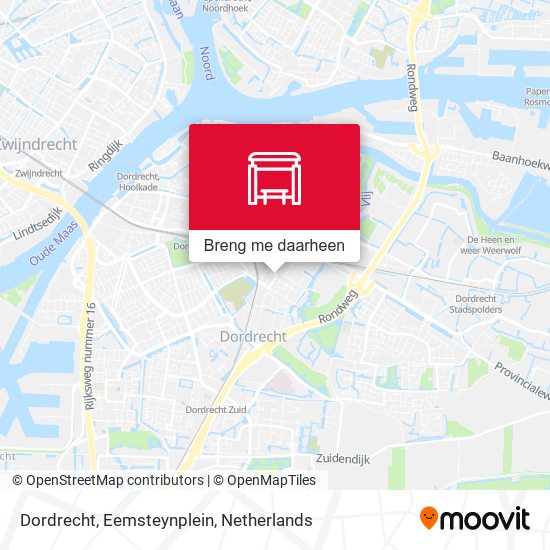Dordrecht, Eemsteynplein kaart
