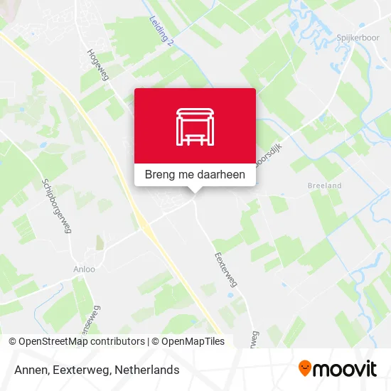 Annen, Eexterweg kaart