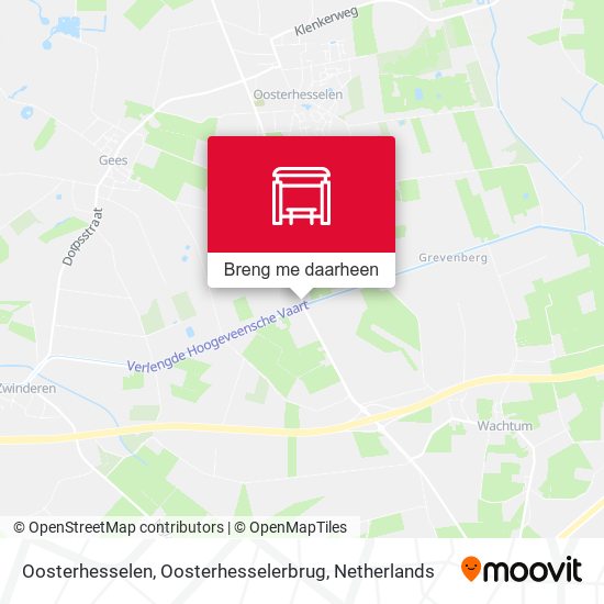 Oosterhesselen, Oosterhesselerbrug kaart