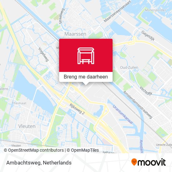 Ambachtsweg kaart