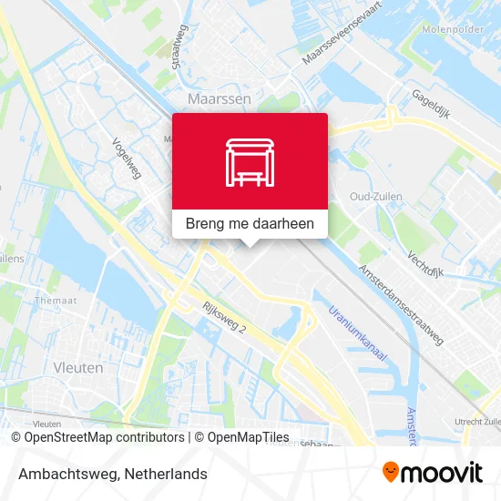 Ambachtsweg kaart
