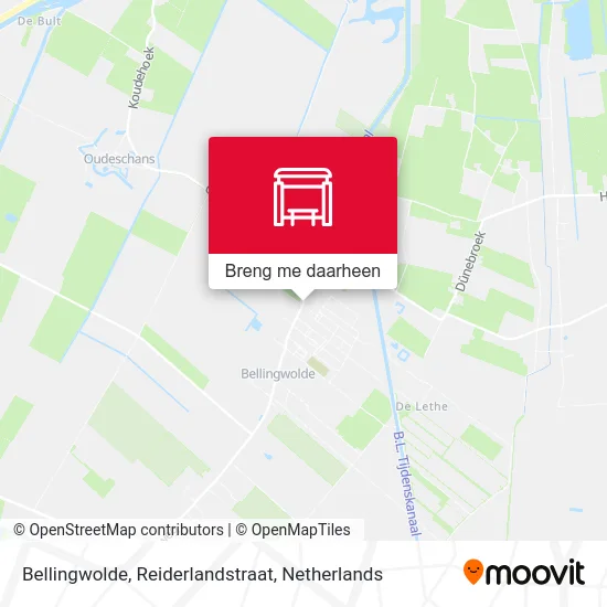 Bellingwolde, Reiderlandstraat kaart