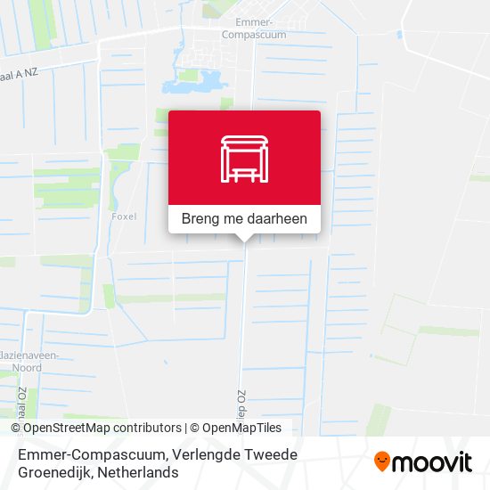 Emmer-Compascuum, Verlengde Tweede Groenedijk kaart