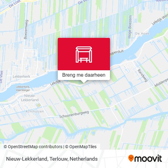 Nieuw-Lekkerland, Terlouw kaart