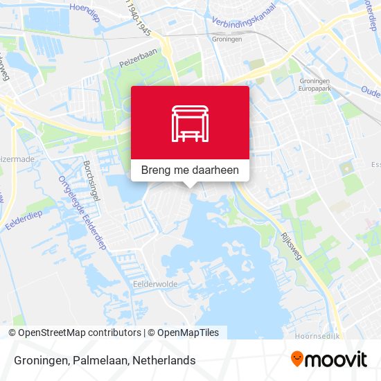 Groningen, Palmelaan kaart