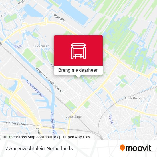 Zwanenvechtplein kaart