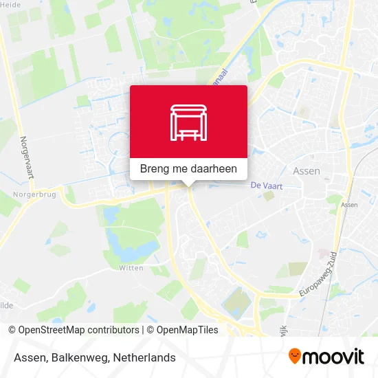 Assen, Balkenweg kaart
