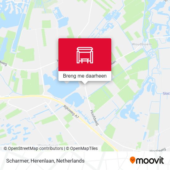 Scharmer, Herenlaan kaart