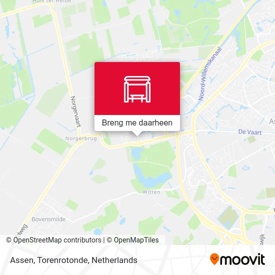 Assen, Torenrotonde kaart