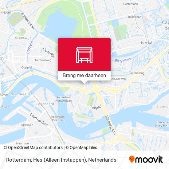 Rotterdam, Hes (Alleen Instappen) kaart