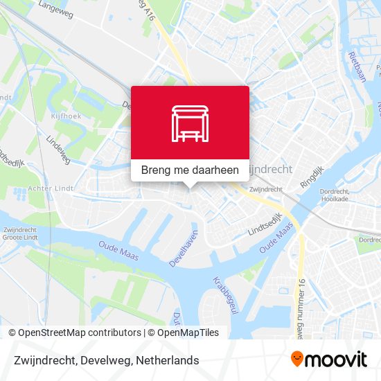 Zwijndrecht, Develweg kaart