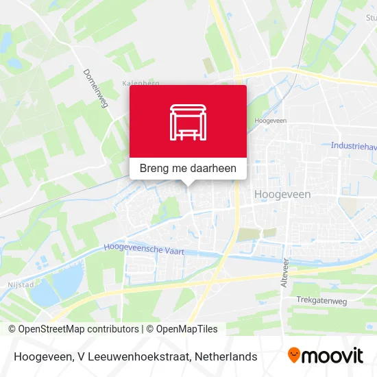 Hoogeveen, V Leeuwenhoekstraat kaart