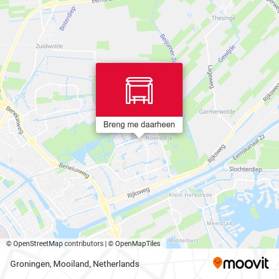 Groningen, Mooiland kaart