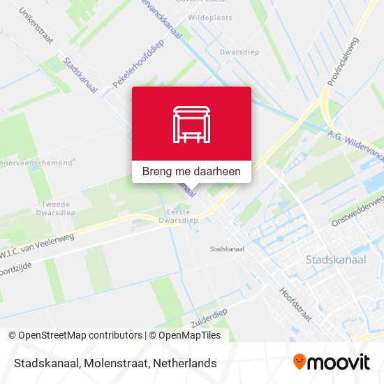 Stadskanaal, Molenstraat kaart