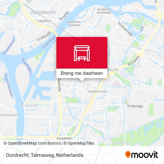 Dordrecht, Talmaweg kaart