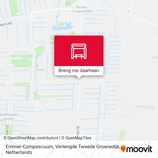 Emmer-Compascuum, Verlengde Tweede Groenedijk kaart