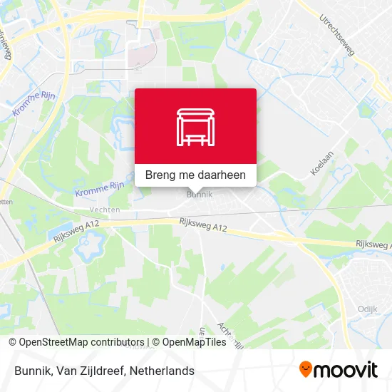 Bunnik, Van Zijldreef kaart