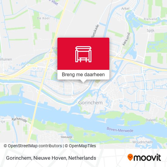 Gorinchem, Nieuwe Hoven kaart