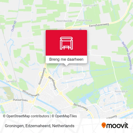 Groningen, Edzemaheerd kaart