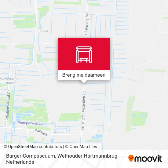 Barger-Compascuum, Wethouder Hartmannbrug kaart