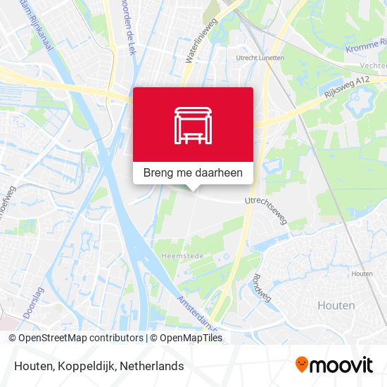 Houten, Koppeldijk kaart