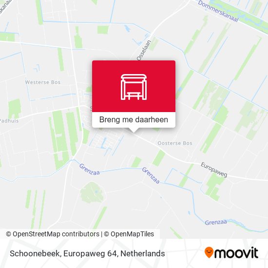 Schoonebeek, Europaweg 64 kaart