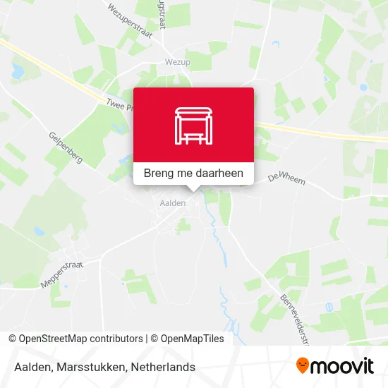 Aalden, Marsstukken kaart