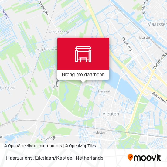 Haarzuilens, Eikslaan/Kasteel kaart