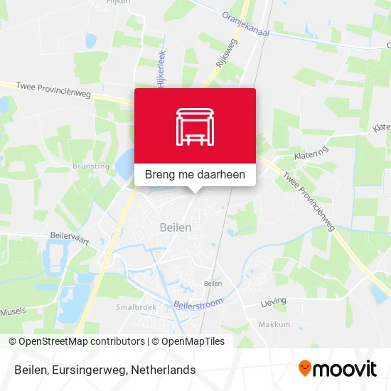 Beilen, Eursingerweg kaart