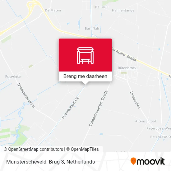 Munsterscheveld, Brug 3 kaart