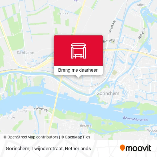 Gorinchem, Twijnderstraat kaart