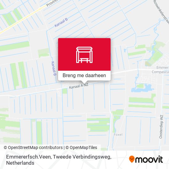 Emmererfsch.Veen, Tweede Verbindingsweg kaart