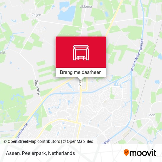 Assen, Peelerpark kaart