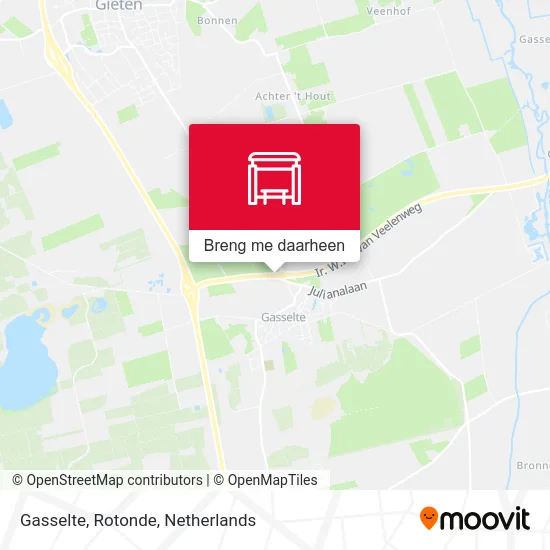 Gasselte, Rotonde kaart